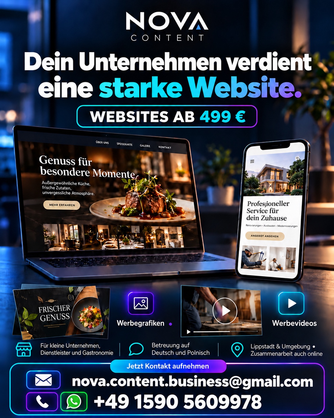 NOVA CONTENT Werbekampagne