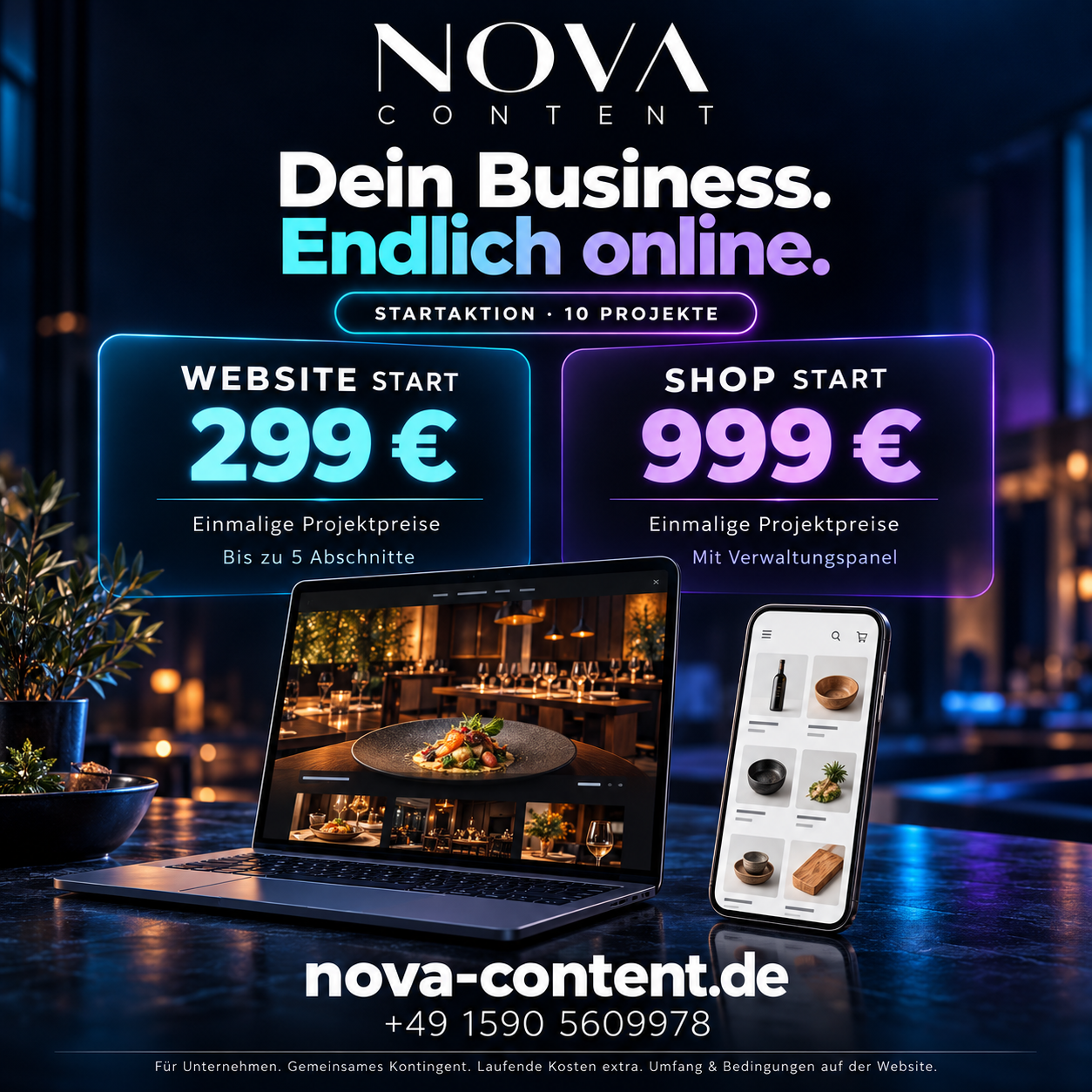 NOVA CONTENT Werbekampagne